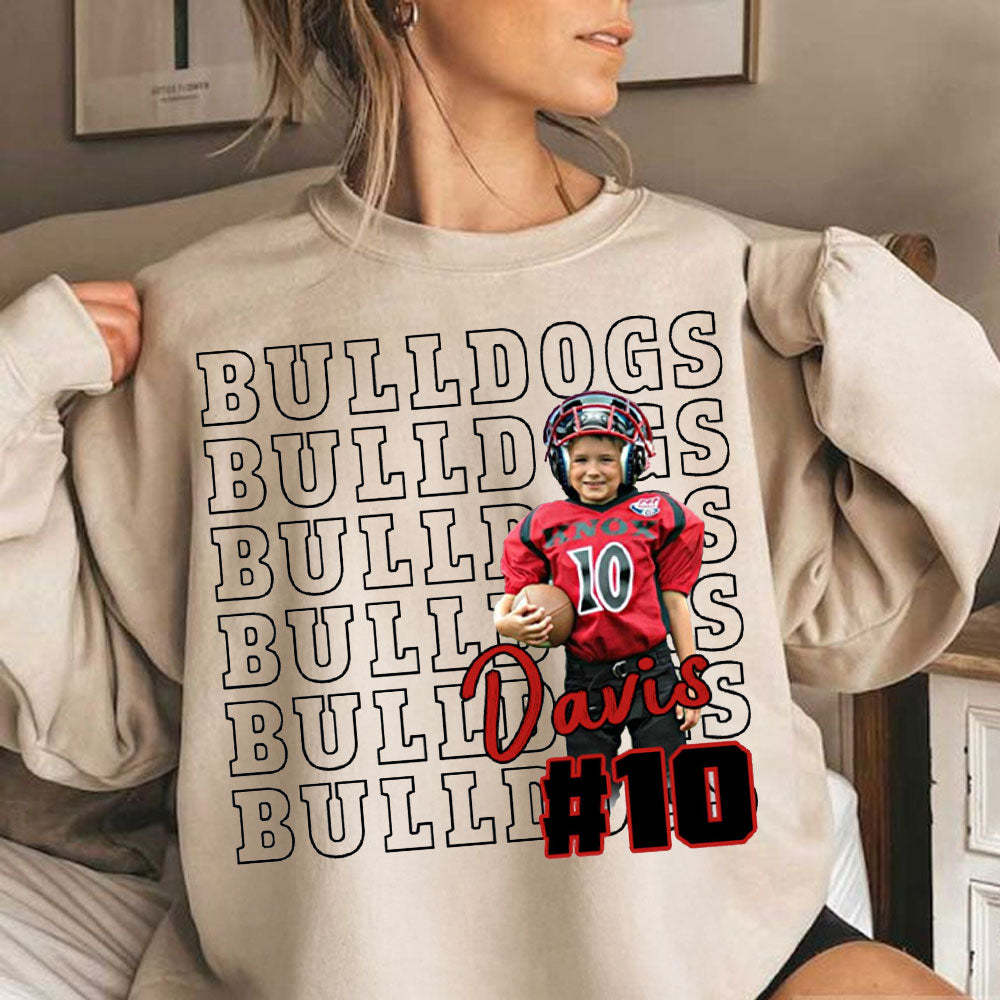 Custom Game Day Sports Personalized Shirt, Custom Photo Football Shirt