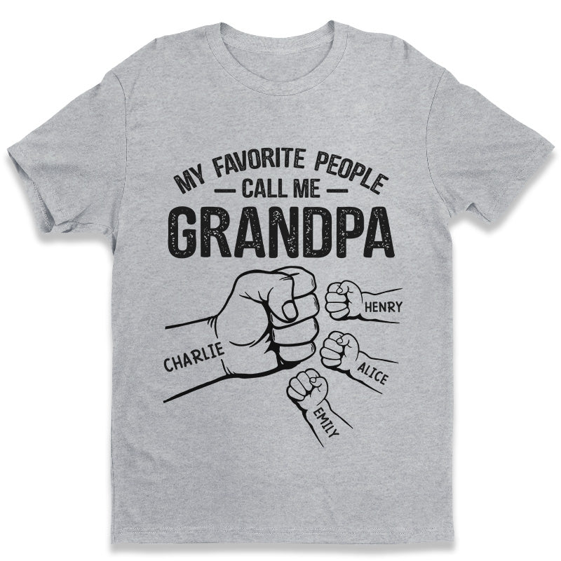A Great Grandpa's Full Of Strength-Personalized Family Hands T-shirt/Hoodie