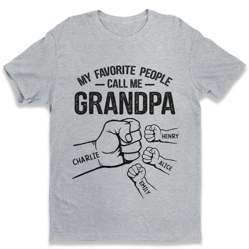 A Great Grandpa's Full Of Strength-Personalized Family Hands T-shirt/Hoodie