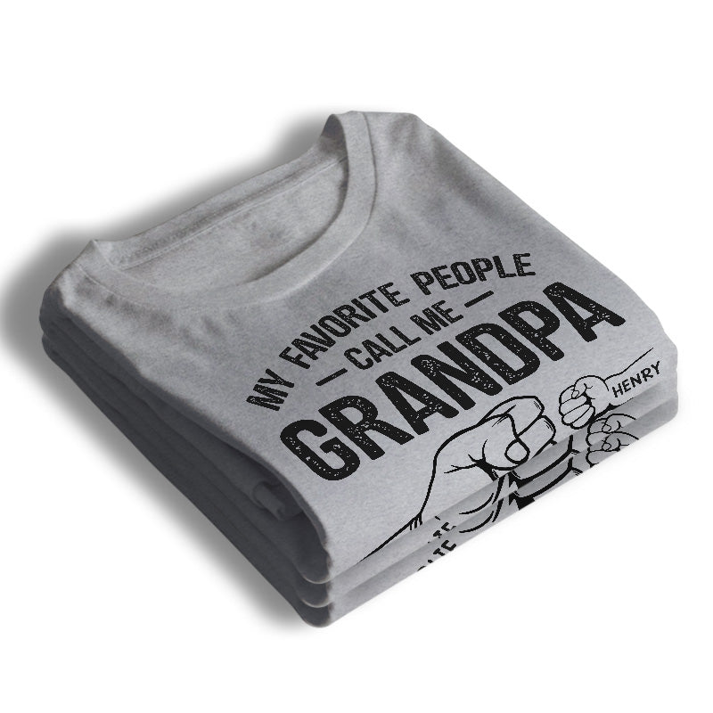 A Great Grandpa's Full Of Strength-Personalized Family Hands T-shirt/Hoodie