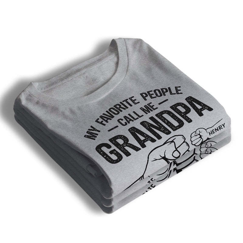 A Great Grandpa's Full Of Strength-Personalized Family Hands T-shirt/Hoodie