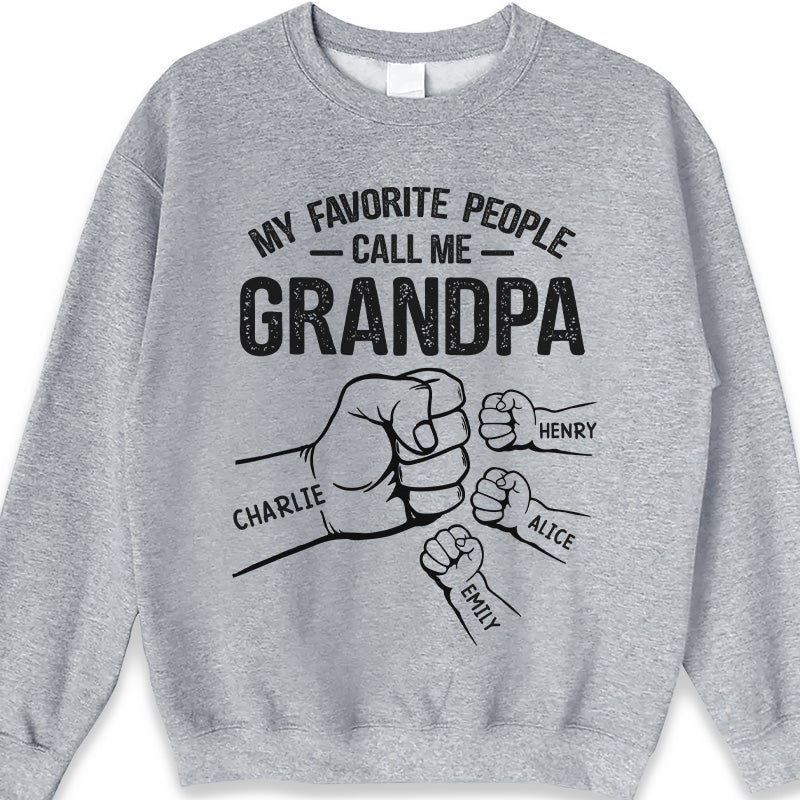 A Great Grandpa's Full Of Strength-Personalized Family Hands T-shirt/Hoodie