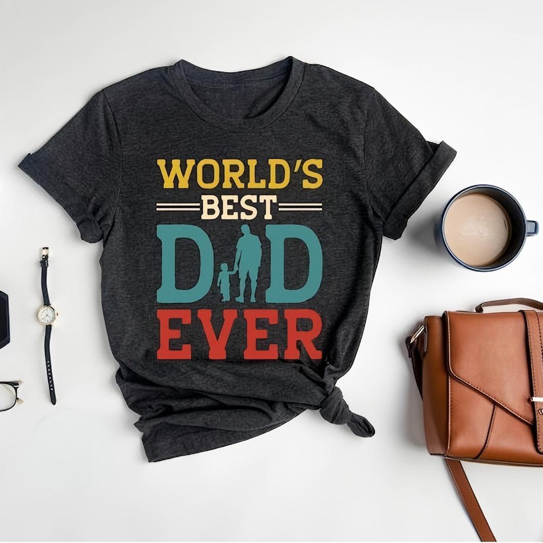 Custom World's Best Dad Ever Photo T-shirt/Sweatshirt/Hoodie