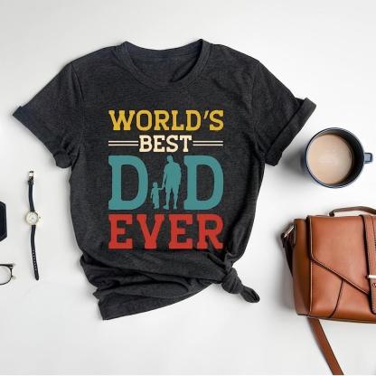 Custom World's Best Dad Ever Photo T-shirt/Sweatshirt/Hoodie
