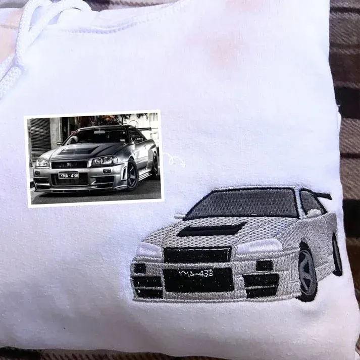 Personalized Gifts For Dad With Car On T-Shirt Or Sweatshirt