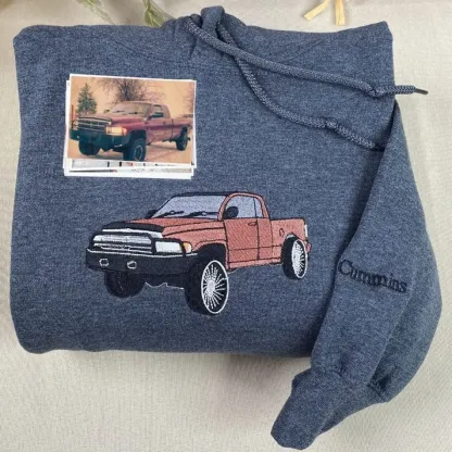 Personalized Gifts For Dad With Car On T-Shirt Or Sweatshirt