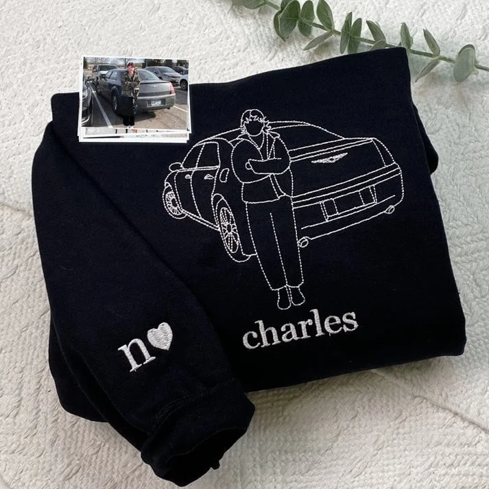 Personalized Gifts For Dad With Car On T-Shirt Or Sweatshirt
