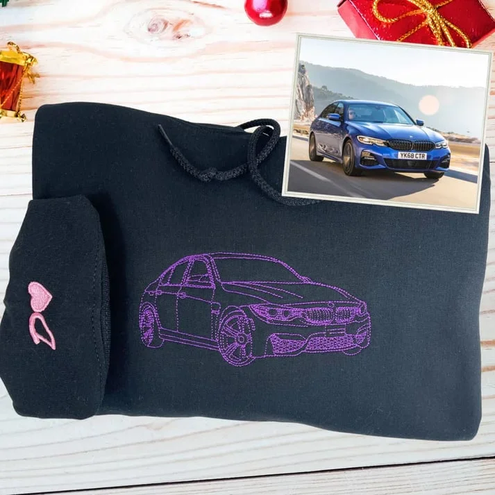 Personalized Gifts For Dad With Car On T-Shirt Or Sweatshirt
