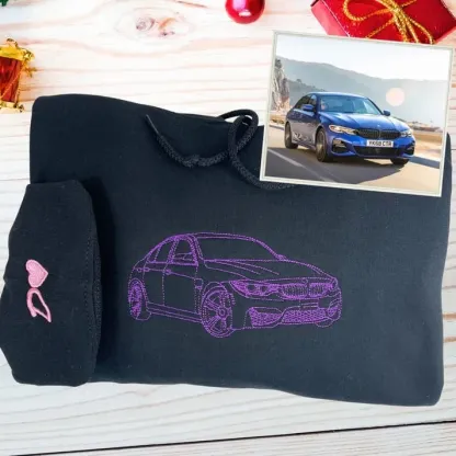 Personalized Gifts For Dad With Car On T-Shirt Or Sweatshirt