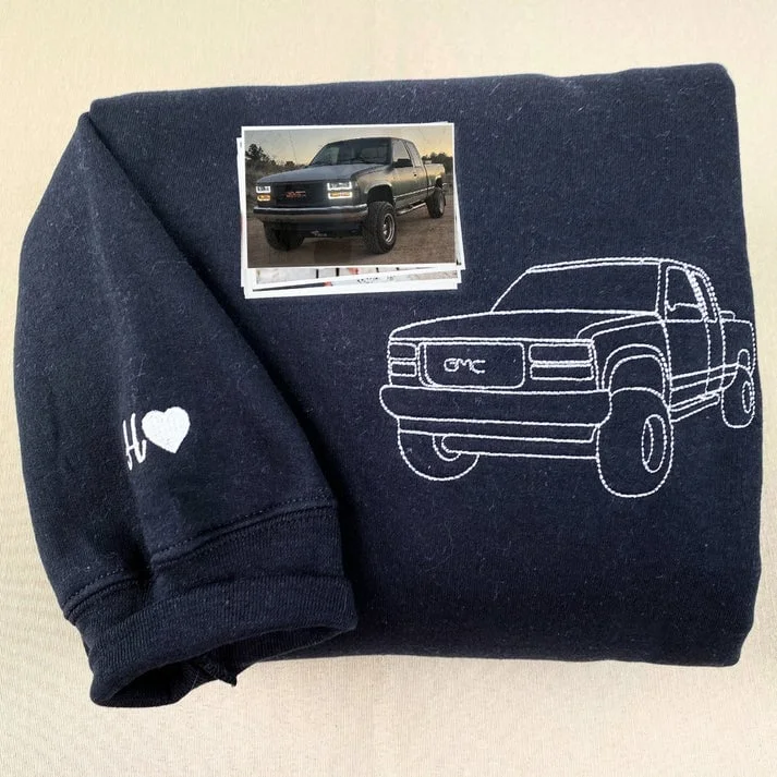 Personalized Gifts For Dad With Car On T-Shirt Or Sweatshirt