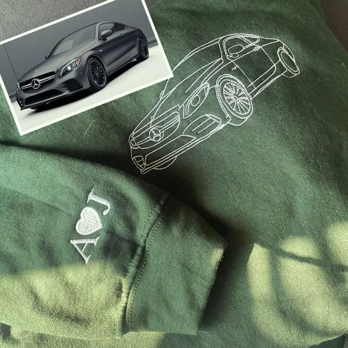 Personalized Gifts For Dad With Car On T-Shirt Or Sweatshirt