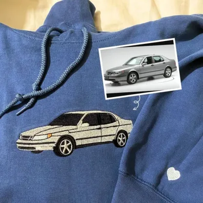 Personalized Gifts For Dad With Car On T-Shirt Or Sweatshirt
