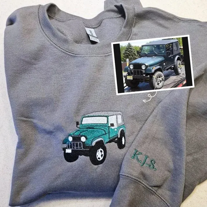 Personalized Gifts For Dad With Car On T-Shirt Or Sweatshirt