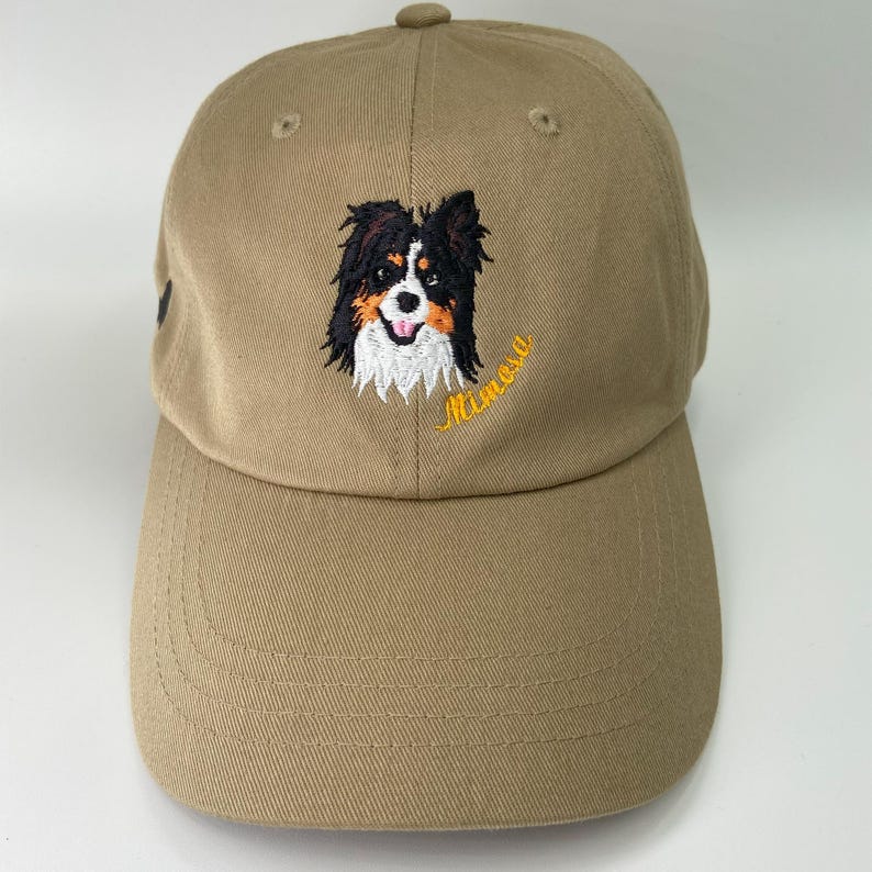 Custom Pet Photo Portrait Embroidered Baseball Cap/Hat