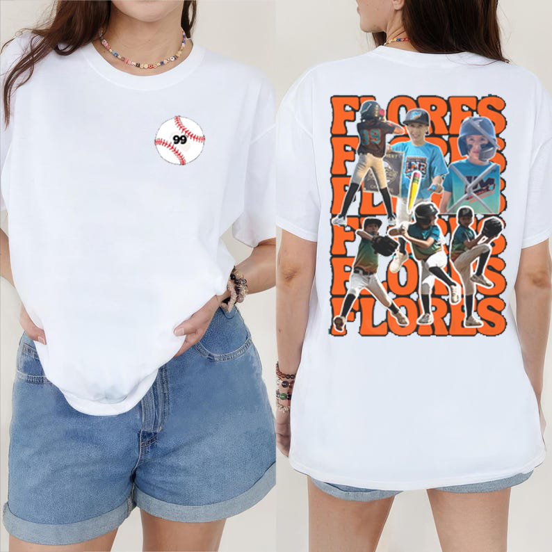 Customized Photo Heat Transfer Sports T-shirts