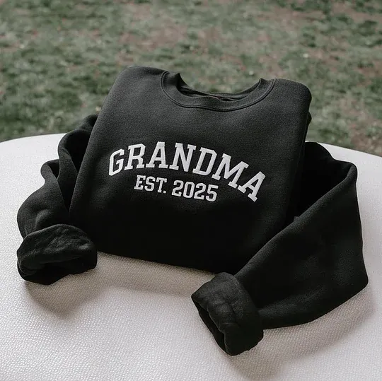 Personalized Mama Sweatshirt with Kid Names On Sleeve, Mother's Day Gift