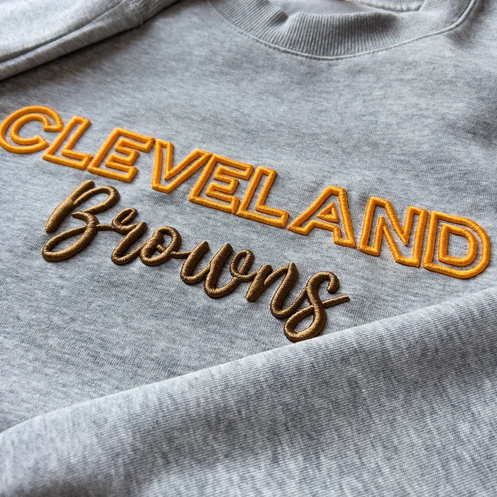 Custom 3D PUFF Embroidery Team Sweatshirt