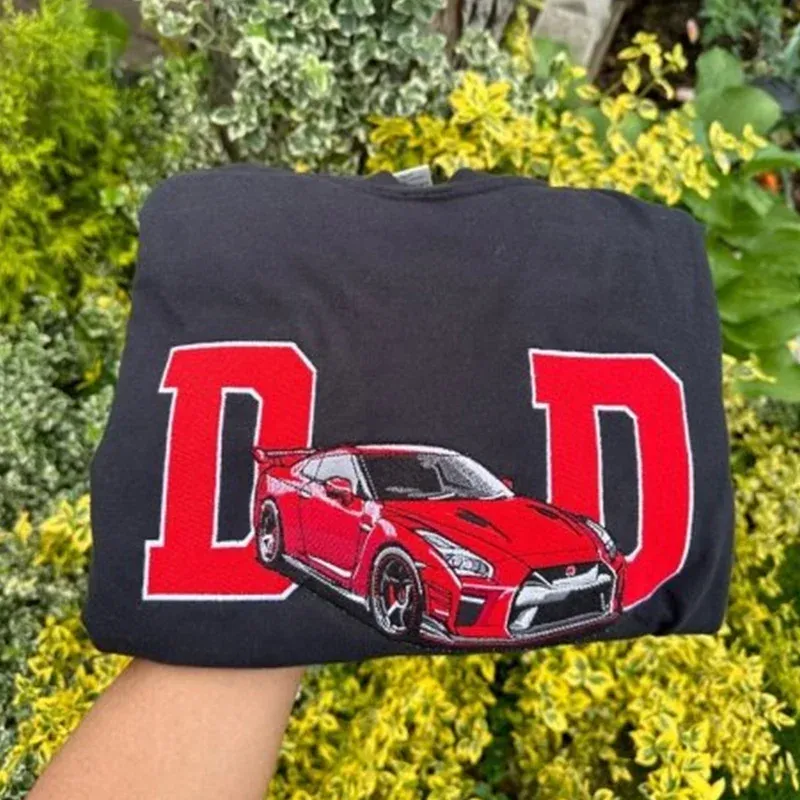 Custom Embroidered Car Photo Dad Shirt ,Fathers Day Shirt, Car Enthusiast Gift