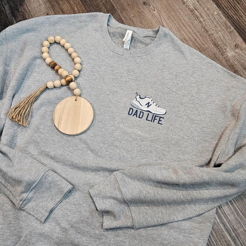 👟Custom Sneaker Photo Embroidered Sweatshirt/Hoodie,Gift For Dad/Papa/Sneaker Lover