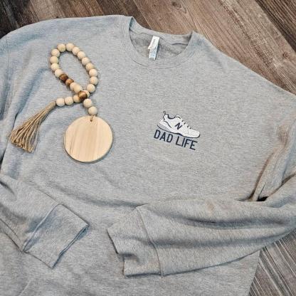 👟Custom Sneaker Photo Embroidered Sweatshirt/Hoodie,Gift For Dad/Papa/Sneaker Lover