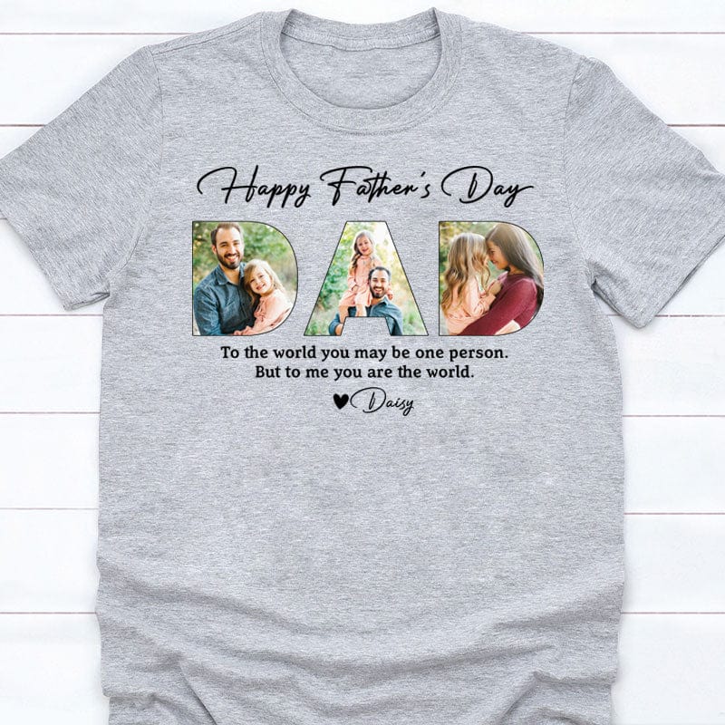 Custom Upload Photo Sweatshirts Father's Day Gifts, Family Shirts