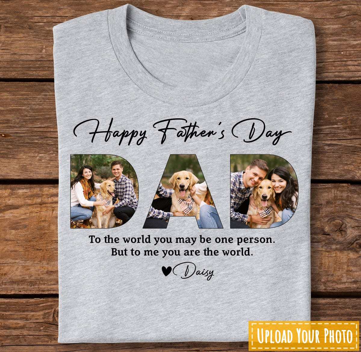 Custom Upload Photo Sweatshirts Father's Day Gifts, Family Shirts