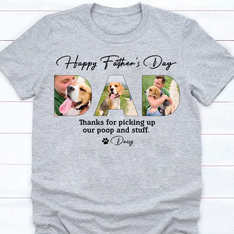 Custom Upload Photo Sweatshirt Father's Day Gift, Dog Shirt