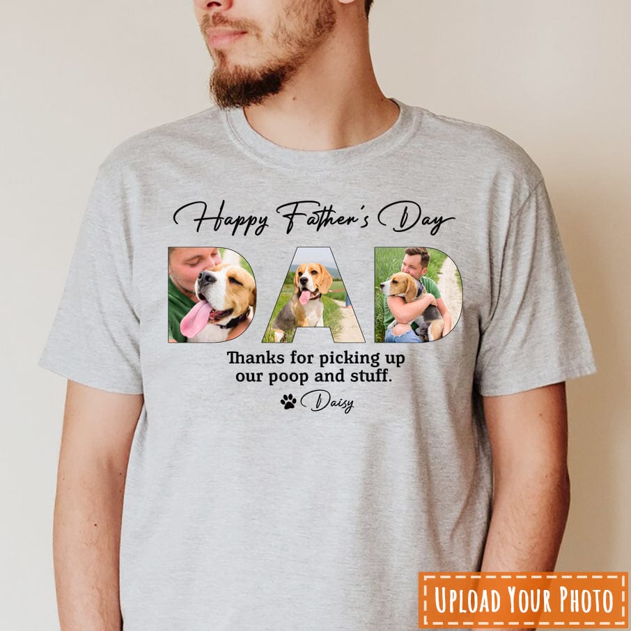 Custom Upload Photo Sweatshirt Father's Day Gift, Dog Shirt
