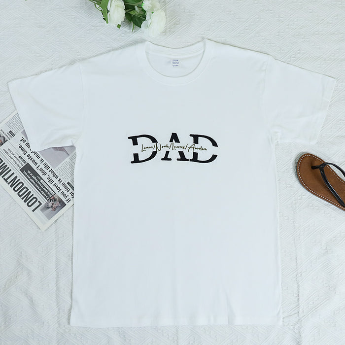 Dad We Love You Hoodie Personalized, Father T-Shirt Gift, Cool Dad Sweatshirt