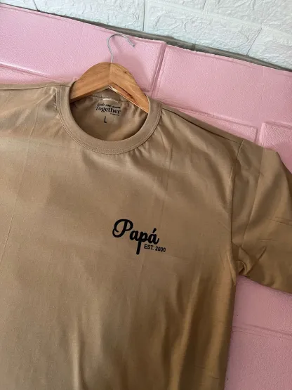 Personalized Vintage Best Dad Photo T-shirt, Father's Day Gift