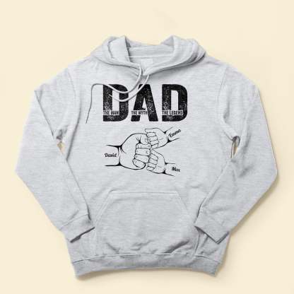 Dad The Man The Myth The Legend - Personalized Shirt Father's Day