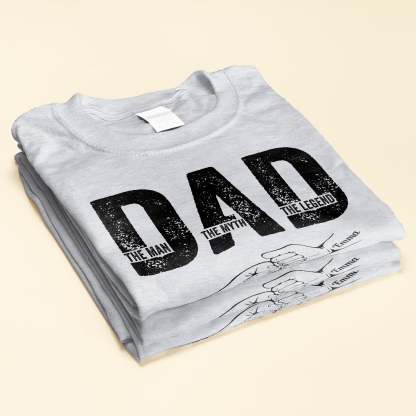 Dad The Man The Myth The Legend - Personalized Shirt Father's Day