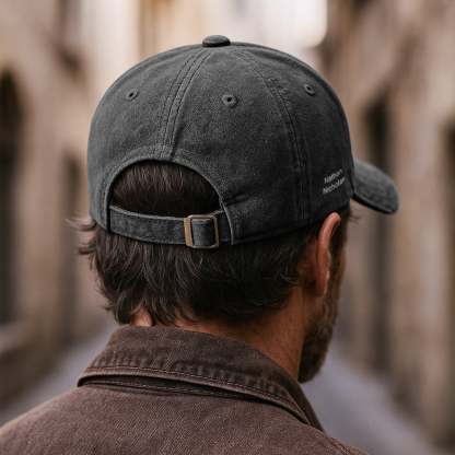 Custom Dad With Kids Names - Personalized Embroidered Distressed Hat