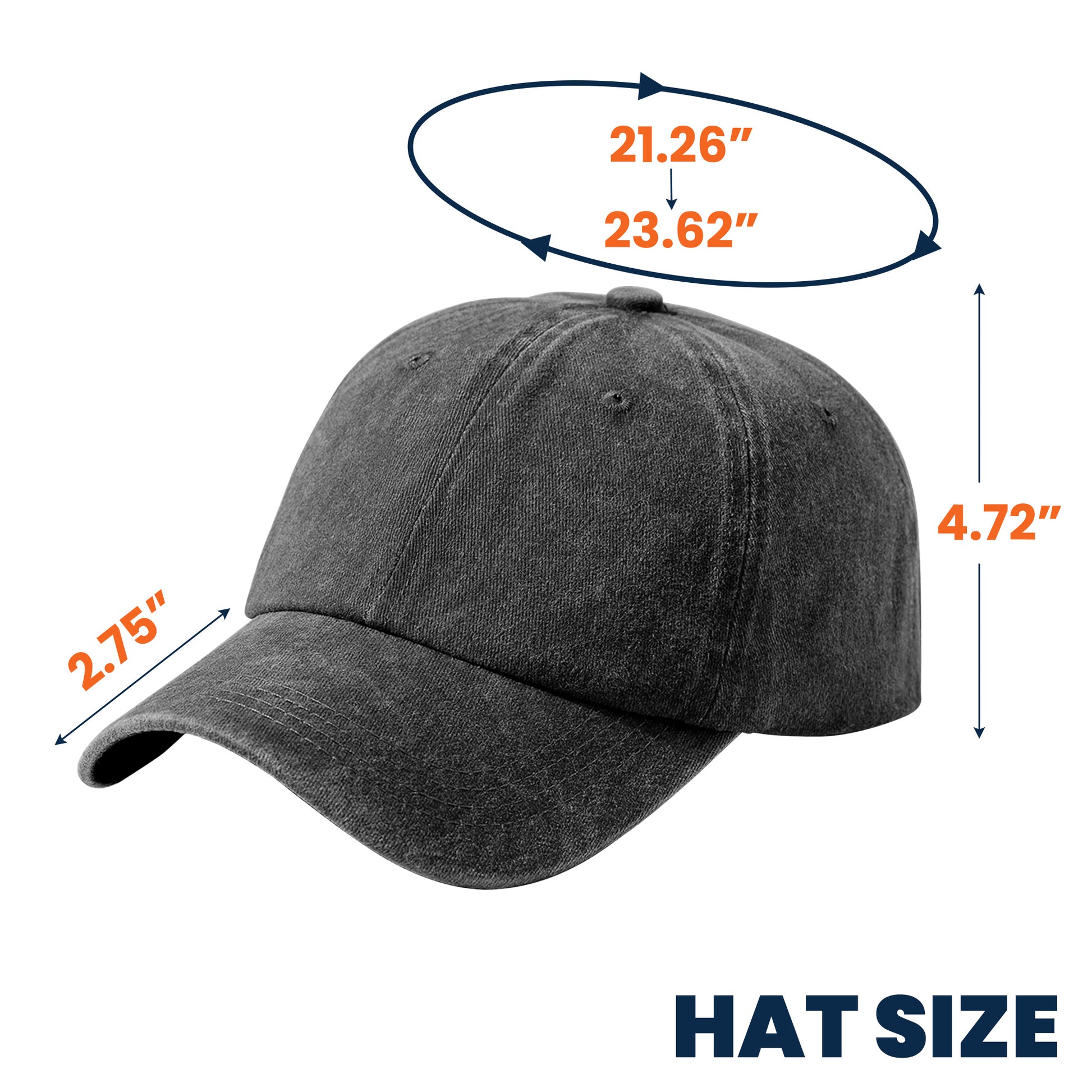 Custom Dad With Kids Names - Personalized Embroidered Distressed Hat