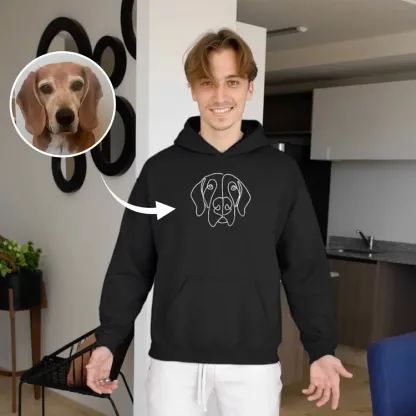 Custom Embroidered Pet Hoodies Best Gifts For Pet Lovers