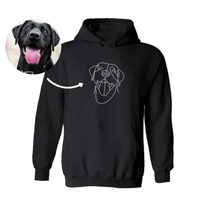 Custom Embroidered Pet Hoodies Best Gifts For Pet Lovers