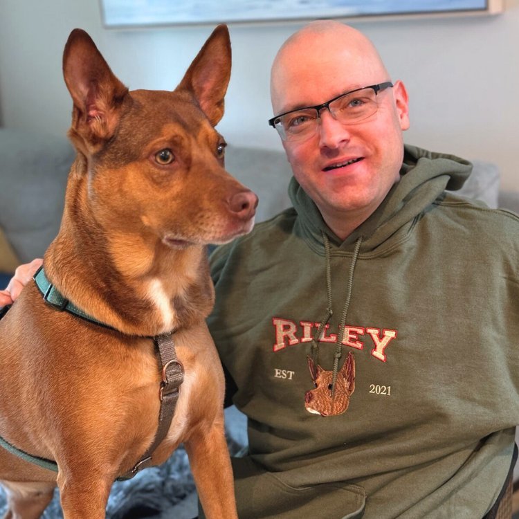 Custom Pet Embroidery Hoodie, Sweatshirt With Your Pet's Portrait Photo, Unique Gift For Pet Lovers