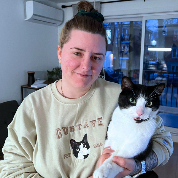 Custom Pet Embroidery Hoodie, Sweatshirt With Your Pet's Portrait Photo, Unique Gift For Pet Lovers