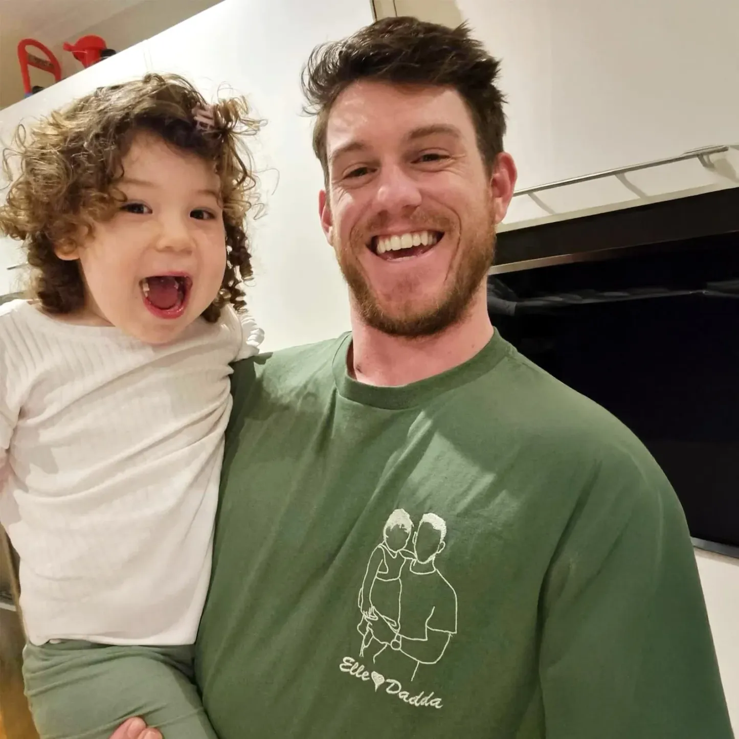 Custom Photo Outline Printed Sweatshirt / Hoodie, Embroidered Crewneck