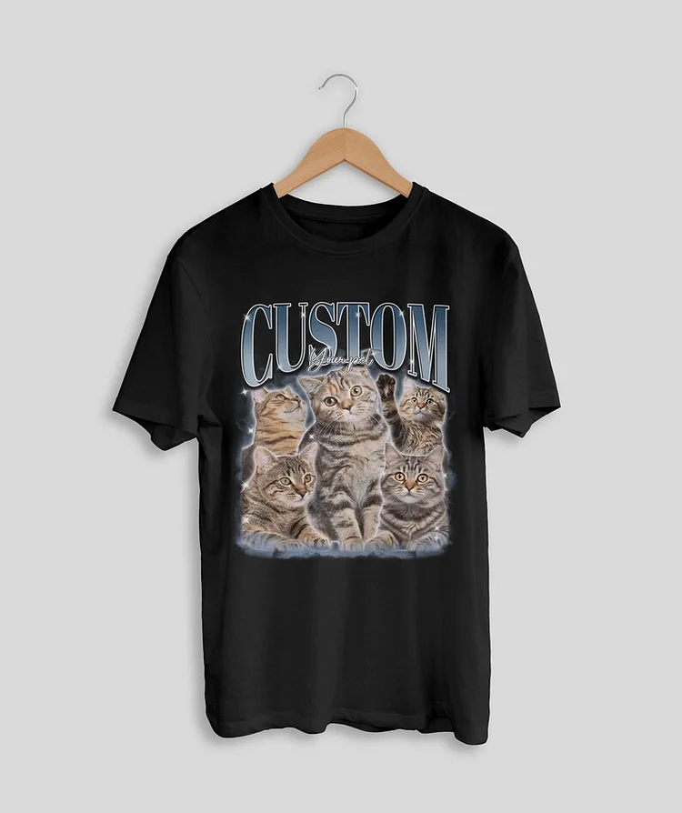 Custom Printing Vintage Hip Hop Vintage Pet T-shirt