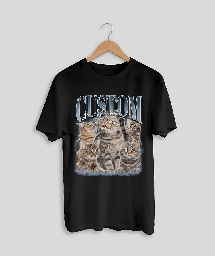 Custom Printing Vintage Hip Hop Vintage Pet T-shirt