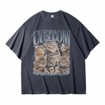 Custom Printing Vintage Hip Hop Vintage Pet T-shirt