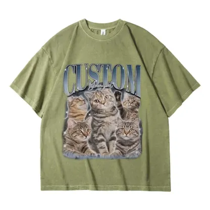 Custom Printing Vintage Hip Hop Vintage Pet T-shirt