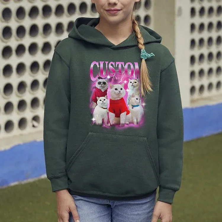 Custom Pet Vintage Unisex T-Shirt, Personalize Bootleg Retro 90's Tee Hoodie Sweatshirt