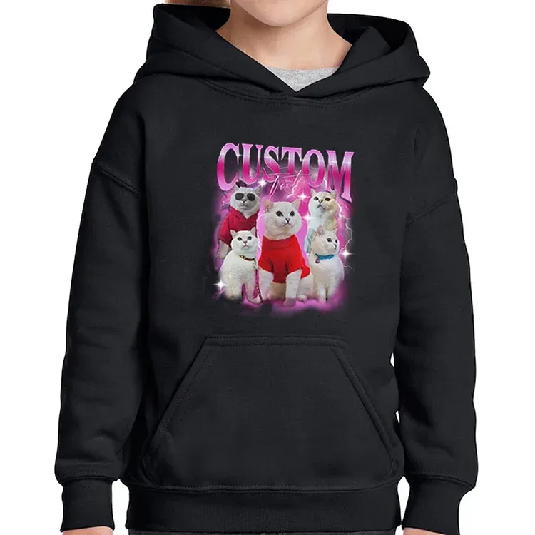 Custom Pet Vintage Unisex T-Shirt, Personalize Bootleg Retro 90's Tee Hoodie Sweatshirt