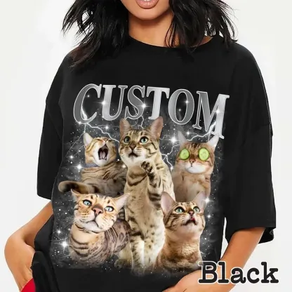 Custom Pet Shirt, Retro Graphic 90s Shirt Bootleg Rap Tee