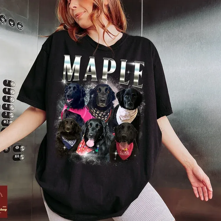 Pet Custom Vintage Washed Shirt Personalize Bootleg Retro 90's T-shirt