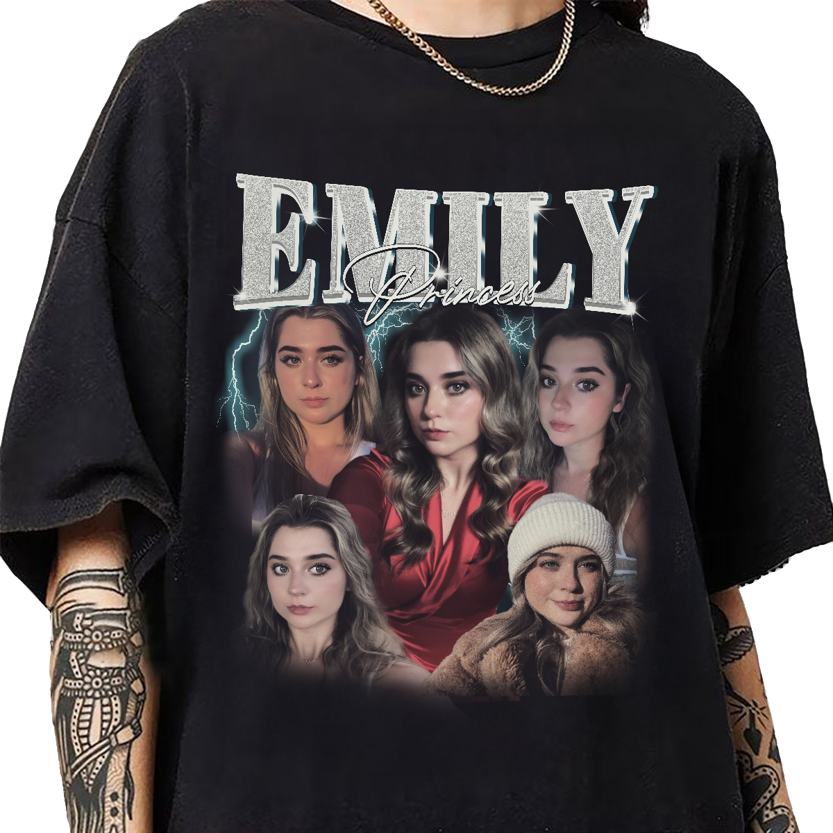 Custom "Sky" Handcraft Tee