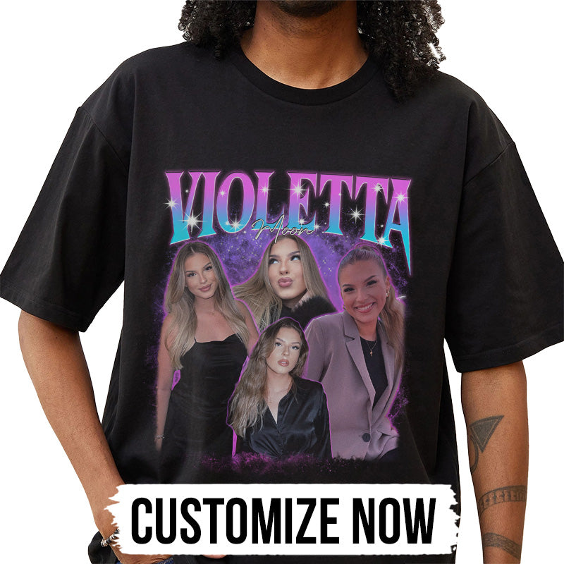 Custom "Moon" Handcraft Tee