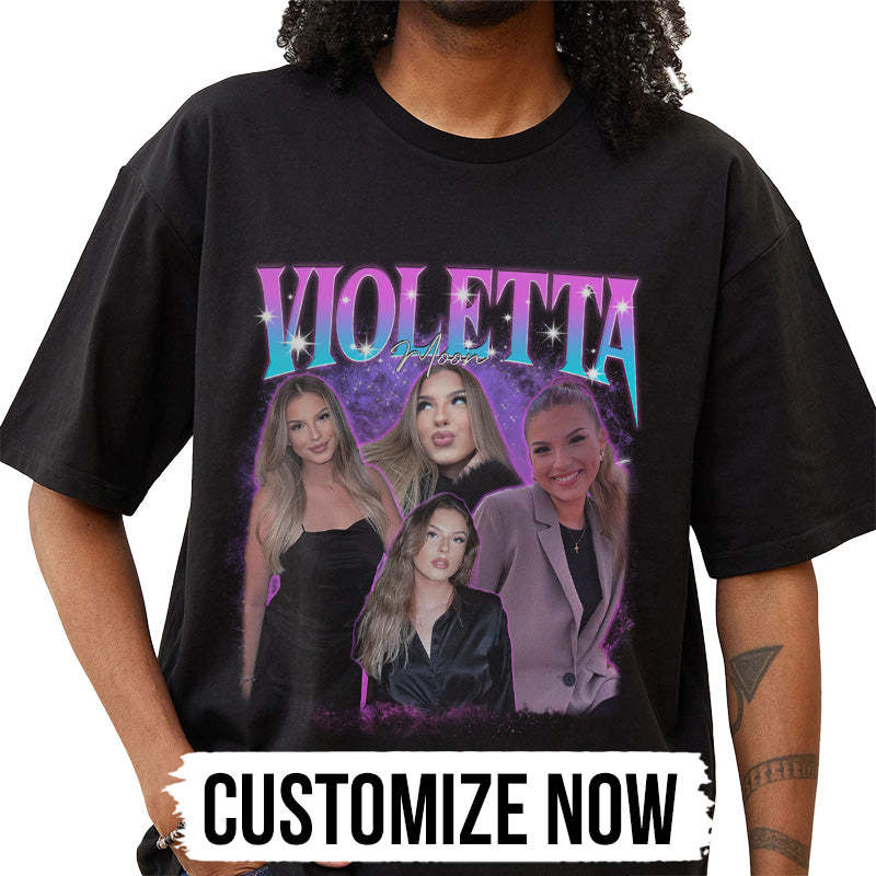 Custom "Moon" Handcraft Tee